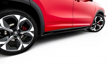 Накладки листвы под пороги Skoda Kodiaq Mk2 Sportline / RS Maxton design фото