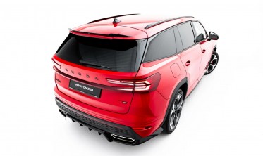 Тюнінговий спойлер на кришку багажника Skoda Kodiaq Mk2 фото