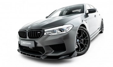 Тюнинг сплиттер на передний бампер BMW M5 F90 2017-2020 вар. 3 фото