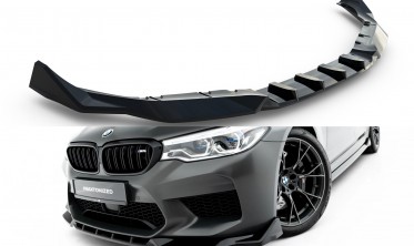Тюнинг сплиттер на передний бампер BMW M5 F90 2017-2020 вар. 3 фото