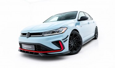 Тюнинг накладка на передний бампер VW Jetta MK7 GLI рестайл 2 Maxton design вар. 1 фото