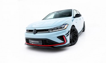 Тюнинг сплиттер на передний бампер VW Jetta MK7 GLI рестайл 2024- вар. 2 фото