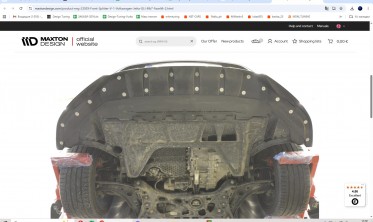 Тюнинг сплиттер на передний бампер VW Jetta MK7 GLI рестайл 2024- вар. 2 фото
