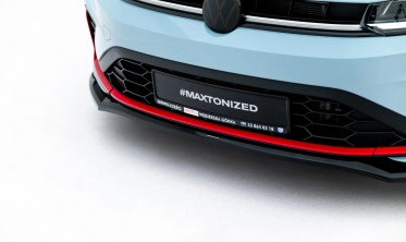 Тюнинг сплиттер на передний бампер VW Jetta MK7 GLI рестайл 2024- вар. 2 фото