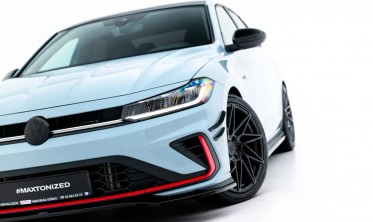 Тюнинг сплиттер на передний бампер VW Jetta MK7 GLI рестайл 2024- вар. 2 фото