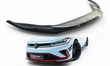 Тюнинг сплиттер на передний бампер VW Jetta MK7 GLI рестайл 2024- вар. 2 фото