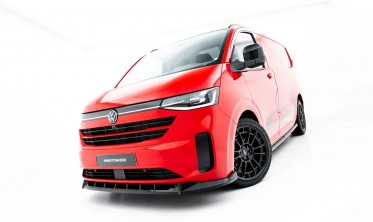 Тюнінг накладка на передній бампер VW Transporter T7 Maxton design вар. 1 фото