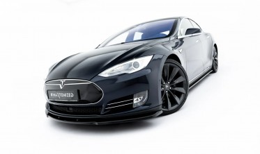 Тюнінгова накладка на передній бампер Tesla Model S 2012-2016 вар. 1 фото