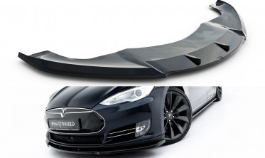 Тюнінгова накладка на передній бампер Tesla Model S 2012-2016 вар. 1 фото