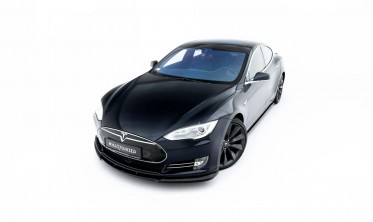 Тюнінгова накладка на передній бампер Tesla Model S 2012-2016 вар. 1 фото