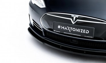 Тюнінгова накладка на передній бампер Tesla Model S 2012-2016 вар. 1 фото