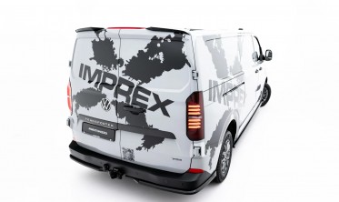 Тюнинг спойлер Ford Transit Custom Mk2, VW Transporter T7 вар. 2 фото