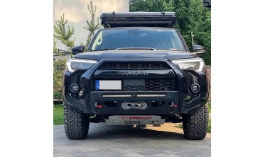 Передняя стальная накладка с креплением лебедки Toyota 4Runner (2022-...) фото