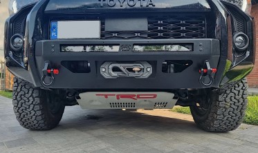 Передняя стальная накладка с креплением лебедки Toyota 4Runner (2022-...) фото
