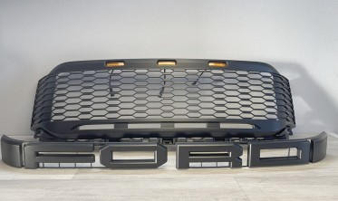 Решітка радіатора Ford F150 (2021-2023) Raptor style led фото