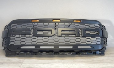 Решітка радіатора Ford F150 (2021-2023) Raptor style led фото