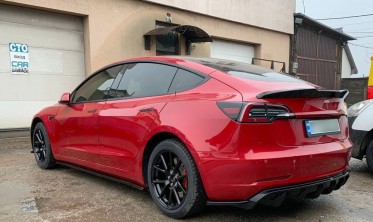 Накладки бічних порогів Tesla Model 3 фото