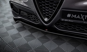Тюнинговый диффузор переднего бампера Alfa Romeo Stelvio вер.1 фото