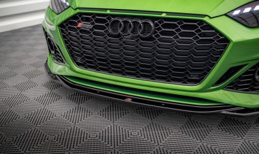 Дифузор під передній бампер + накладки Audi RS5 F5 рестайл фото