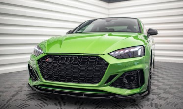 Тюнинговый диффузор переднего бампера Audi RS5 F5 послерестайл вар. 3 фото