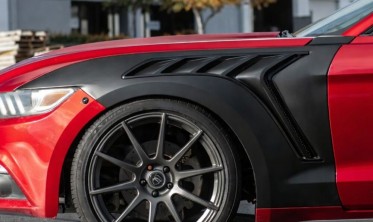Алюминиевые крылья Ford Mustang GT, V6, EcoBoost (2015-2017) GTD стиль фото