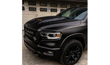 Передній бампер + решітка радіатора RAM 1500 19-23 Limited, Longhorn стиль TRX фото