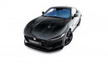 Нижний сплиттер + накладки на передний бампер Jaguar F-Type X152 рест. 2 серия Street Pro фото