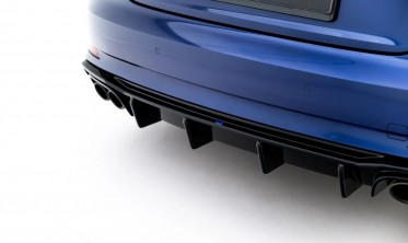 Центральный диффузор заднего бампера Audi S5 F5 Coupe / Sportback фото