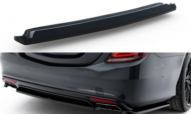 Центральный тюнинг диффузор на задний бампер Mercedes-Benz S W222 AMG-Line вар. 2 Макстон дизайн фото