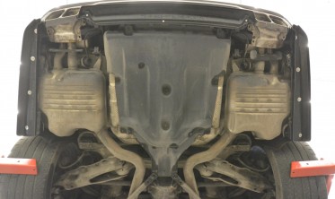 Центральный тюнинг диффузор на задний бампер Mercedes-Benz S W222 AMG-Line вар. 2 Макстон дизайн фото