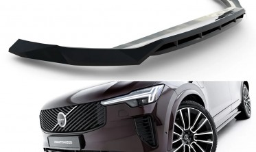 Тюнінг накладка на передній бампер Volvo XC90 MK2 рестайл 2 Maxton design фото