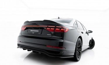 Задний тюнинг диффузор на бампер Audi A8 D5 Long S-line 2021-2026 Макстон дизайн фото
