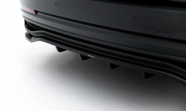 Задний тюнинг диффузор на бампер Audi A8 D5 Long S-line 2021-2026 Макстон дизайн фото