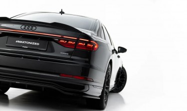 Задний тюнинг диффузор на бампер Audi A8 D5 Long S-line 2021-2026 Макстон дизайн фото
