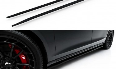 Тюнінг накладки (леза) на пороги Audi A8 D5 Long S-line 2017-2026 фото