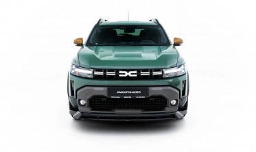 Тюнинг накладка на передний бампер Dacia Duster MK3 Maxton design фото