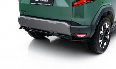 Тюнинг диффузор на задний бампер Dacia Duster MK3 Maxton design фото