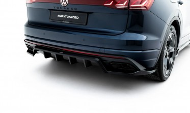 Тюнінг дифузор на задній бампер VW Touareg MK3 Elegance рестайл 2023-2026 фото
