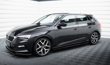Тюнинговые накладки боковых порогов Skoda Scala фото