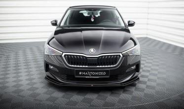 Спойлер под передний бампер Skoda Scala вер. 3 фото