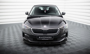 Накладка на передний бампер Skoda Scala вер. 1 фото