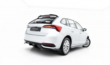 Тюнінг дифузор на задній бампер Skoda Scala Mk1 рестайл Mакстон дизайн фото