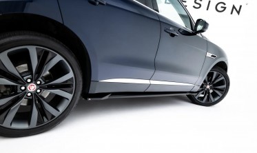 Боковые тюнинг накладки (листвы) под пороги Jaguar F-Pace Mk1 R-Sport, S X761 фото