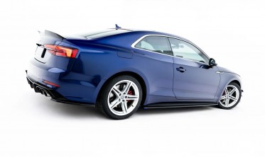 Тюнинговые накладки боковых порогов Audi S5 / A5 S-line F5 купе вар. 2 фото