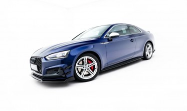 Тюнинговые накладки боковых порогов Audi S5 / A5 S-line F5 купе вар. 2 фото
