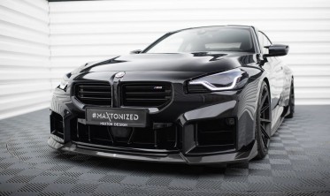 Карбонова накладка на передній бампер BMW M2 G87 вар. 1 фото