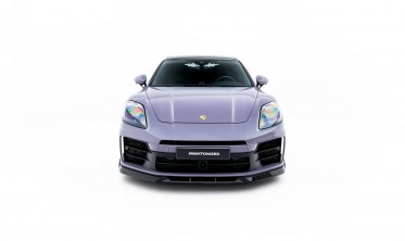 Тюнинг накладка (юбка) на передний бампер Porsche Panamera 972 4 / 4S E-Hybrid / 4 E-Hybrid Maxton design фото