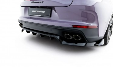 Тюнинг диффузор на задний бампер Porsche Panamera 972 4 / 4S E-Hybrid / 4 E-Hybrid фото