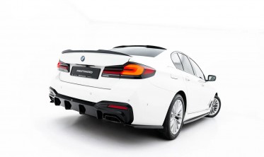Боковые тюнинг накладки (элероны) на задний бампер BMW 5 G30 / G31 M550i / M-Pack фото