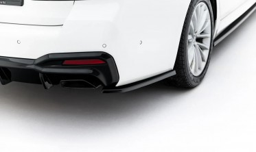 Боковые тюнинг накладки (элероны) на задний бампер BMW 5 G30 / G31 M550i / M-Pack фото